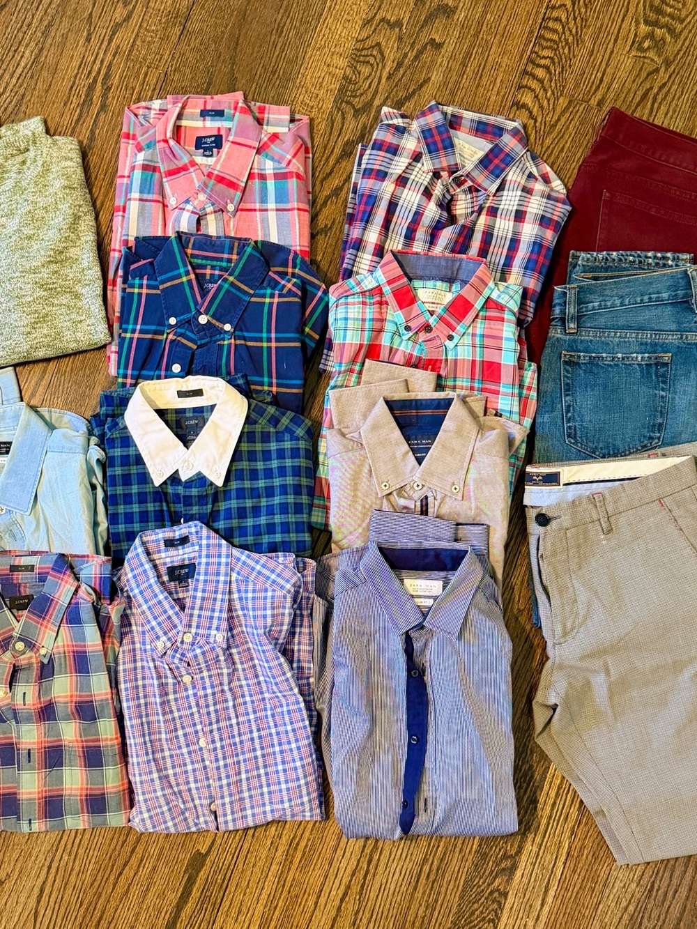 Men’s J.Crew + Zara Small Clothing Bundle – 11 Pieces